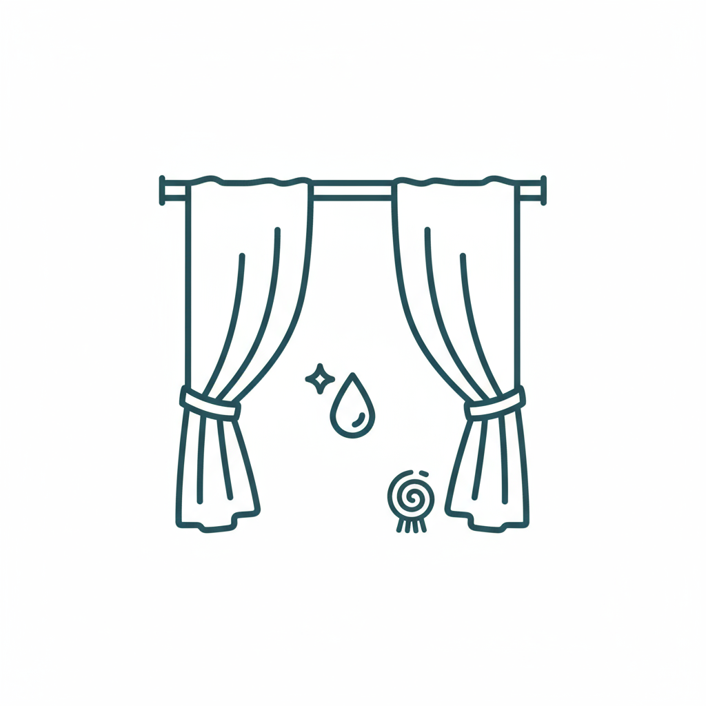 تنظيف ستائر